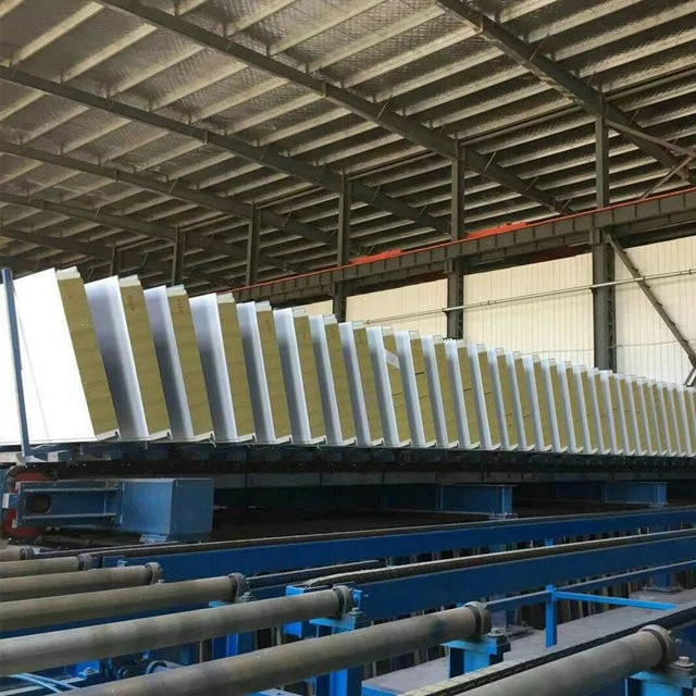 exterior wall panel rock wool sandwich panels