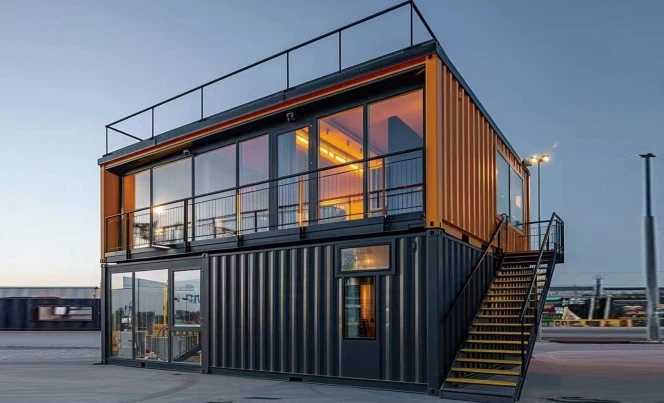 Color steel plate container house 2 Color steel plate container house 2