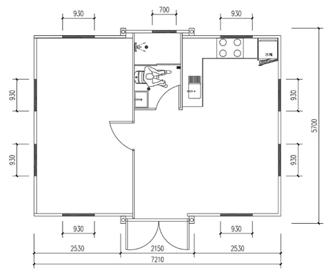 one bedroom prefab home 1 one bedroom prefab home 1